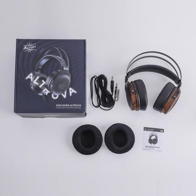 Kiwi Ears KWI040 ダイナミック密閉型ヘッドホン（ブラックウッド）Altruva - BlackWood[KWI040] 返品種別A_7