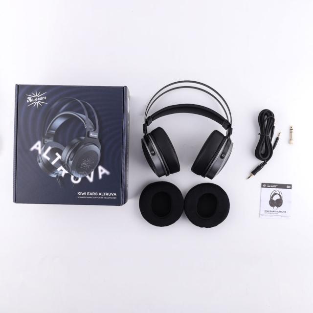 Kiwi Ears KWI039 ダイナミック密閉型ヘッドホン（ブラックグレー）Altruva - BlackGrey[KWI039] 返品種別A_7