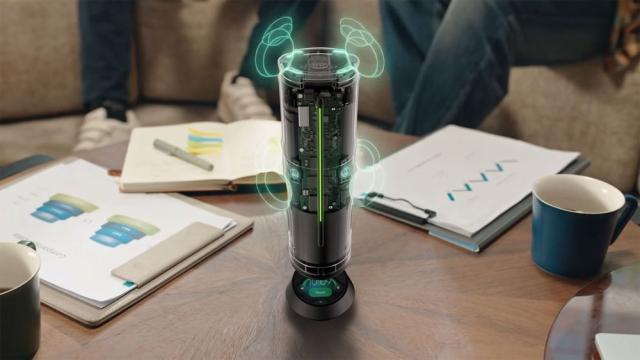 Insta360 CINSABCA-WAVE01 Ai録音搭載全方位 スピーカーフォン(アークティックホワイト)[CINSABCAWAVE01] 返品種別A_5