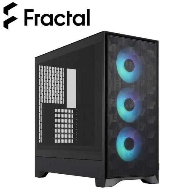 Fractal Design｜フラクタルデザイン FD-C-POA2A-03 ミドルタワー型PCケース Pop 2 Air Black TG RGB（ブラック）[FDCPOA2A03] 返品種別B