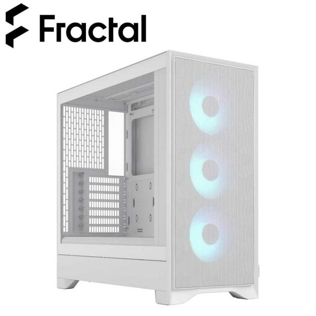 Fractal Design｜フラクタルデザイン FD-C-POA2A-04 ミドルタワー型PCケース Pop 2 Air White TG RGB（ホワイト）[FDCPOA2A04] 返品種別B