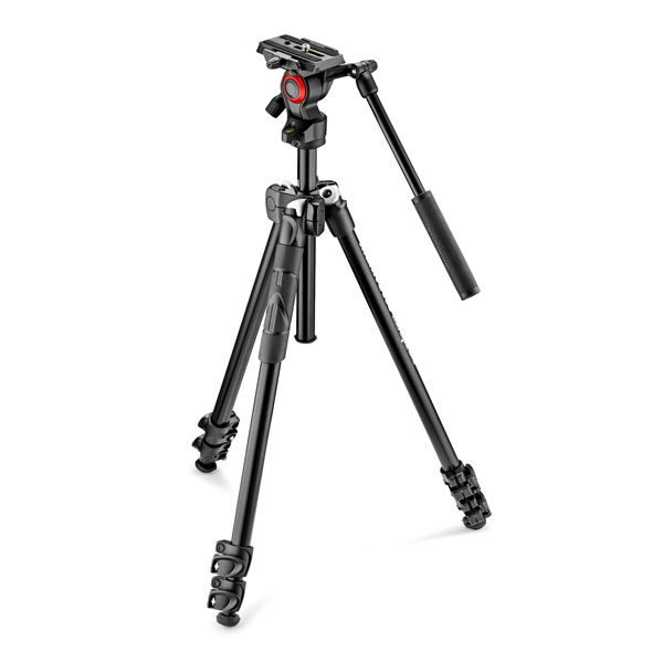 マンフロット MK290LTA3-V ビデオ三脚キット 290LIGHT＋MVH400AH[MK290LTA3V] 返品種別A 17,510円