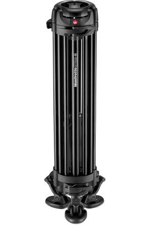 マンフロット MVTTWINMA アルミツインビデオ三脚 ミッドスプレッダー付属Manfrotto[MVTTWINMA] 返品種別A