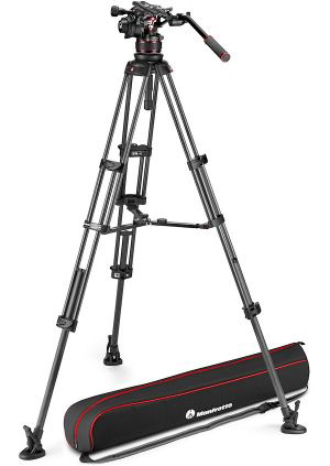 マンフロット MVK612TWINMC ナイトロテック612ビデオ雲台+カーボンツイン三脚MSManfrotto[MVK612TWINMC] 返品種別A