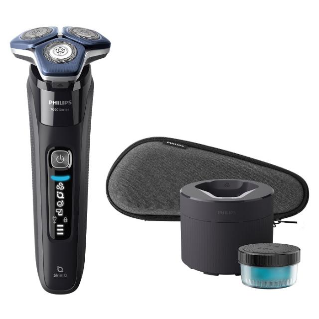 フィリップス メンズシェーバー[電気シェーバー]【回転刃】【自動洗浄器付】（ブラック） Philips Shaver series 7000 S7886/50返品種別A