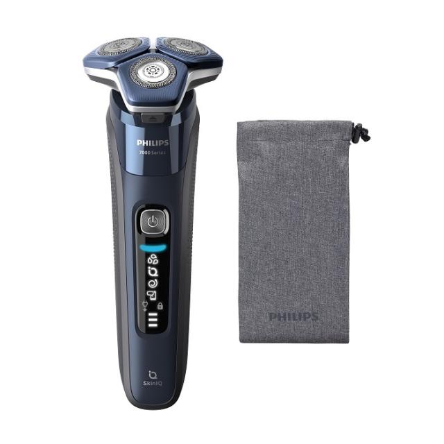 フィリップス メンズシェーバー[電気シェーバー]【回転刃】（メタリックネイビー） Philips  Shaver series 7000 S7885/10返品種別A