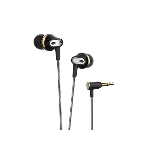 ダイナミックモーション バランスドダイナミック密閉型カナルイヤホン（ピアノブラック/ローズゴールド） Dynamic Motion DM100返品種別A
