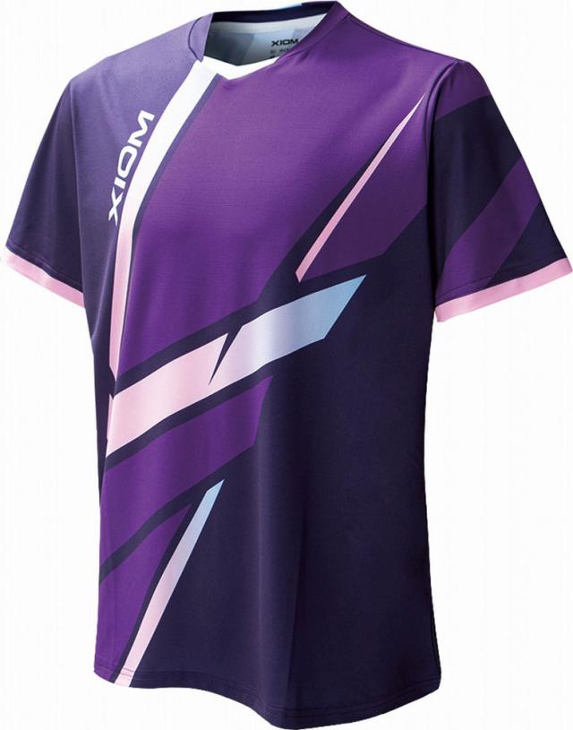 エクシオン TKU-GAS00008-009-2XL ハンター シャツ（ネイビー・サイズ：2XL）XIOM 卓球[TKUGAS000080092XL] 返品種別A