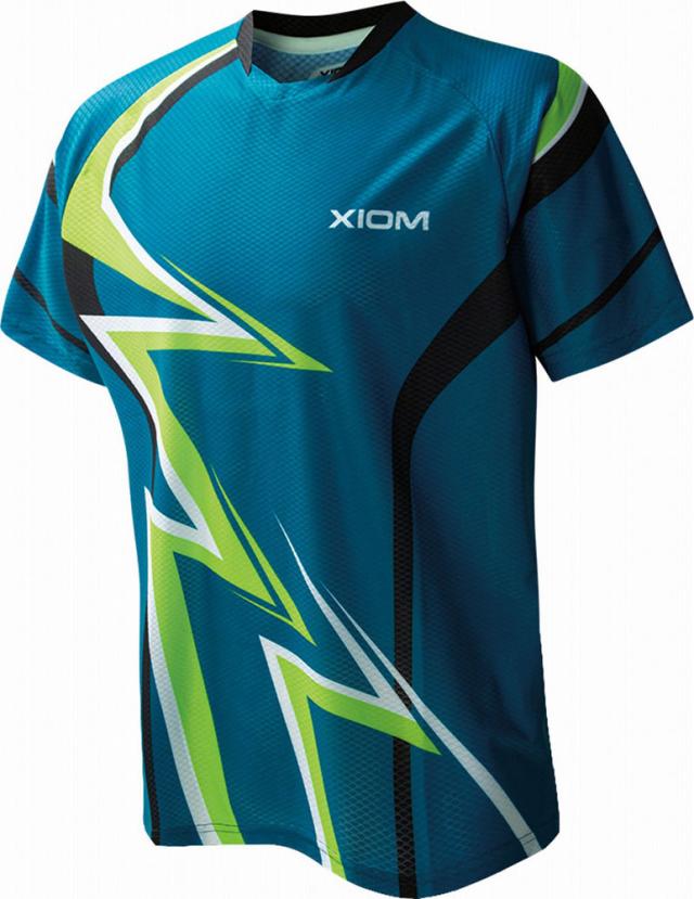 エクシオン TKU-GAS00005-033-XL マックス シャツ（ターコイズ・サイズ：XL）XIOM 卓球[TKUGAS00005033XL] 返品種別A