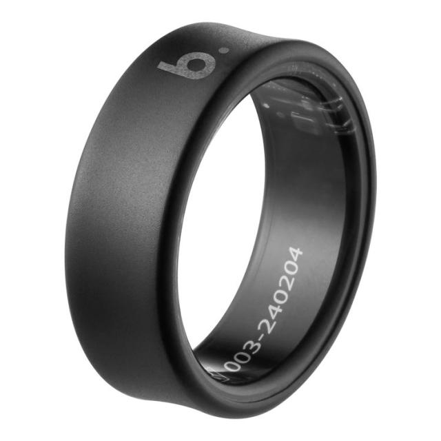 B．Ring（ブリング） G1 かっこ良い輪っか チタン US9号（黒いこと） B094TNBKRNG[B094TNBKRNG] 返品カテゴリー化B