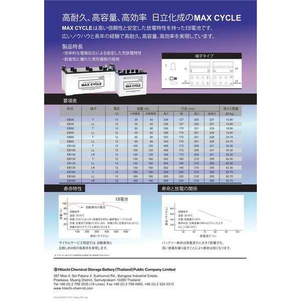 MAX CYCLE EB-100-LR EBバッテリー サイクルサービス用【他商品との同時購入不可】[EB100LR] 返品種別B