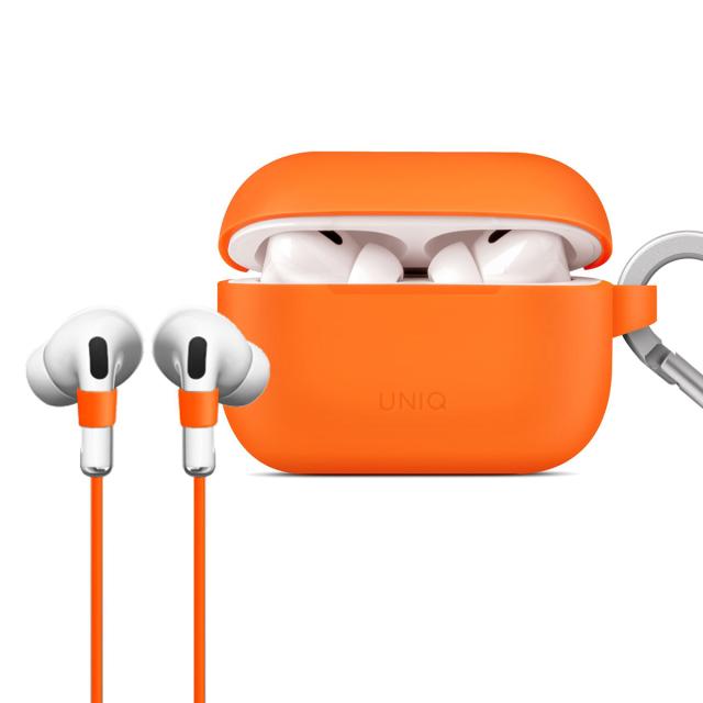 AirPods本体 第二世代　オレンジケース UNIQ UNIQ-AIRPODSPRO2-ORG AIRPODS PRO(第2世代) シリコン