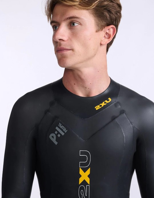 2XU メンズ トライアスロン用ウェットスーツP:1 プロペルウェットスーツ（BLK/AMB・サイズ：M） MW4991C-BLK/AMB-M返品種別B