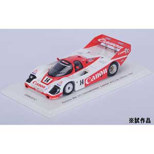 スパーク×キッドボックス 1/43 Porsche 956 #14 GTi ENGINEERING ”Canon” #14 Fuji 1000km 1984【SKB43012】ミニカー  返品種別B