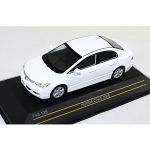 First43 1/43 ホンダ シビック 2006 ホワイト【F43-129】ミニカー 返品種別B