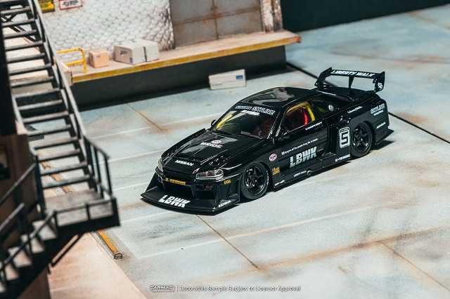 ターマックワークス 1/43 LB-ER34 Super Silhouette SKYLINE Black【T43-021-BK】ミニカー 返品種別B