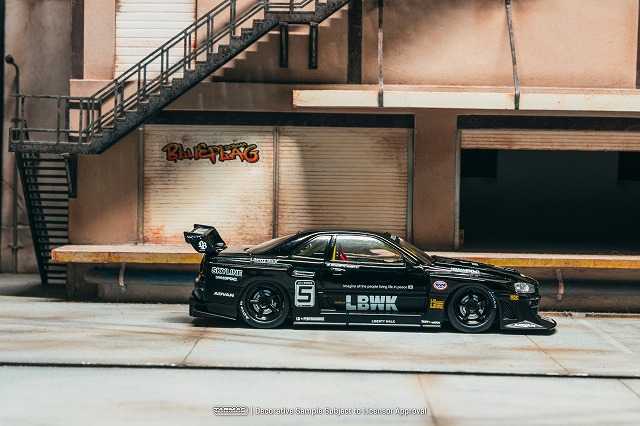 ターマックワークス 1/43 LB-ER34 Super Silhouette SKYLINE Black【T43-021-BK】ミニカー 返品種別B