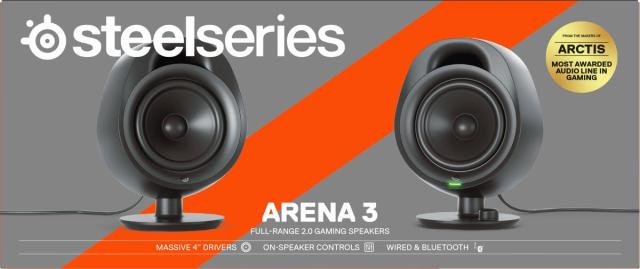 steelseries arena 3 US スピーカー 4個セット SteelSeries