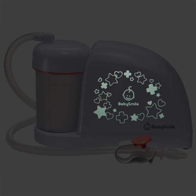 シースター S-504+シリコンノズルセツト 電動鼻水吸引器 メルシーポット(ピーチ色)＋透明ロングシリコンノズル ボンジュールプラスSEASTAR　babysmile[S504シリコンノズルセツト] 返品種別A_2