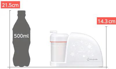 シースター S-504+シリコンノズルセツト 電動鼻水吸引器 メルシーポット(ピーチ色)＋透明ロングシリコンノズル ボンジュールプラスSEASTAR　babysmile[S504シリコンノズルセツト] 返品種別A_10