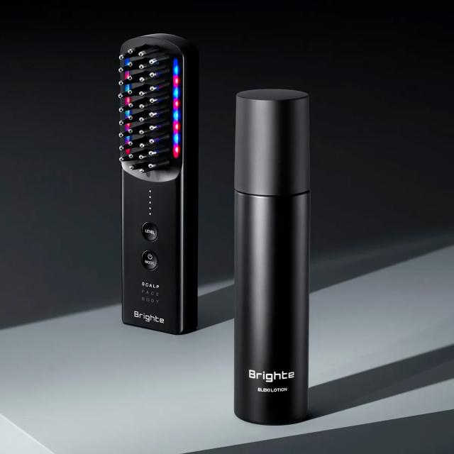 ブライト エレキブラシプラス ブラシ型美顔器 + エレキ ブライト エレキブラシプラス ブラシ型美顔器 + エレキ