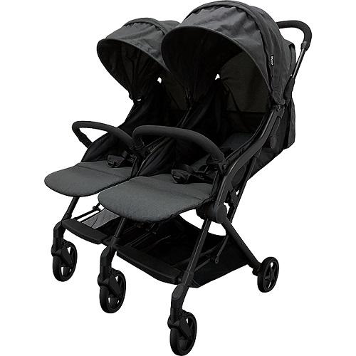 JTC スマイビーTWIN ダークグレー 生後1ヵ月〜3歳頃まで（各シート 体重15kg未満）返品種別B