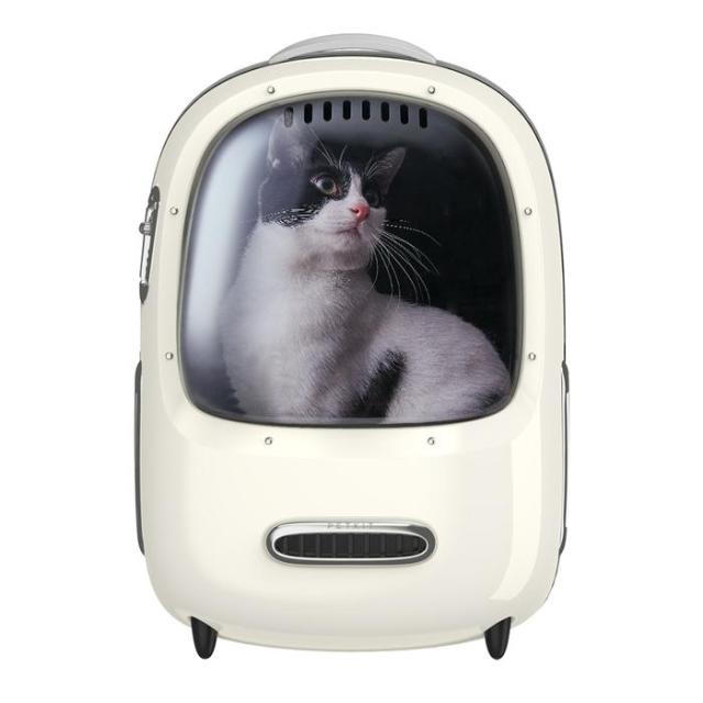 PETKIT キャリーバッグ ホワイト P7704WH Breezy 2 Cat Travel Bag返品種別A