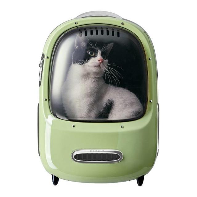 PETKIT キャリーバッグ グリーン P7704GR 返品種別A