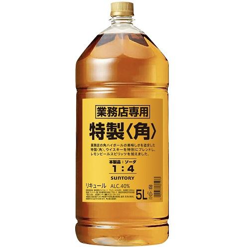 サントリー ウイスキー  特製 角瓶 5Lペット【国産ウイスキー】 返品種別B
