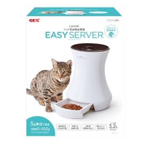 ジェックス Lacook ペット用自動給餌器 イージーサーバー ラクック返品種別A その他猫用品・キャットフード