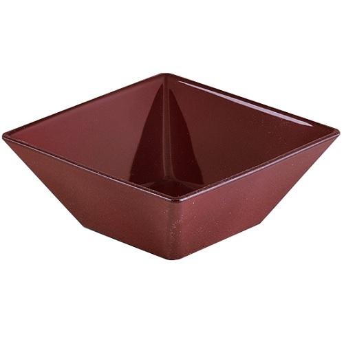 パール金属 漆器彩 クリーンコート角小鉢 赤溜（K-6129） 返品種別A 水筒
