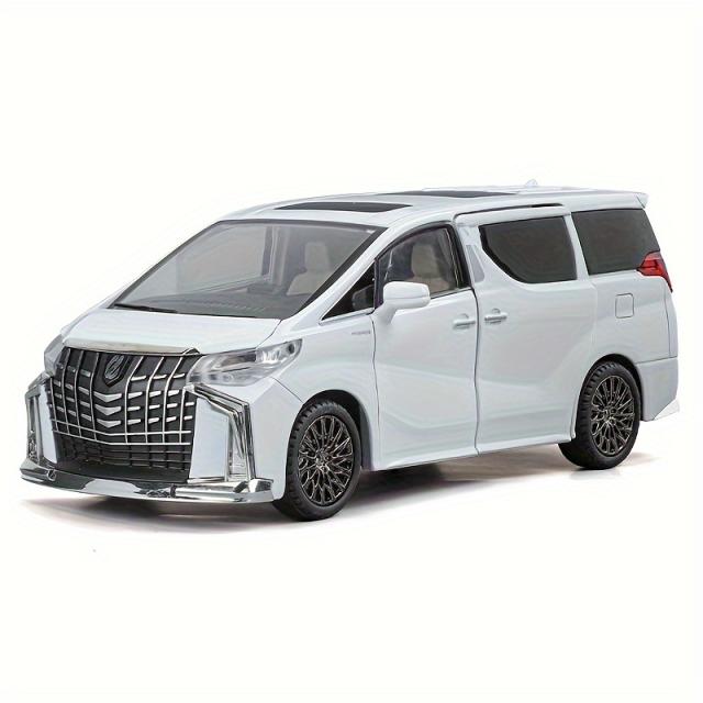 1/24 亜鉛合金 ダイキャスト メタルモデル おもちゃ トヨタ MPV プルバック 車 ライト サウンド 効果 3歳から8歳 男の子用 誕生日 プレゼント
