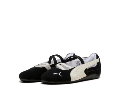 スピードキャット バレエ ストライプ ロゴ 1cm台 ローカット