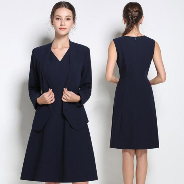 ワンピーススーツ フォーマル レディース ノースリーブ ワンピース A