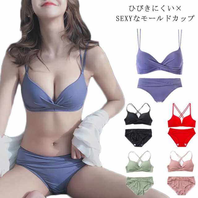 ブラジャー ショーツ セット ブラ＆ショーツ(ブラ ブラセット ブラショー ブラショーツ 盛りブラ カップ ブラジャー 大きいサイズ 下着 Tシャツブラ モールドカップ 響きにくい ひびきにくの通販は