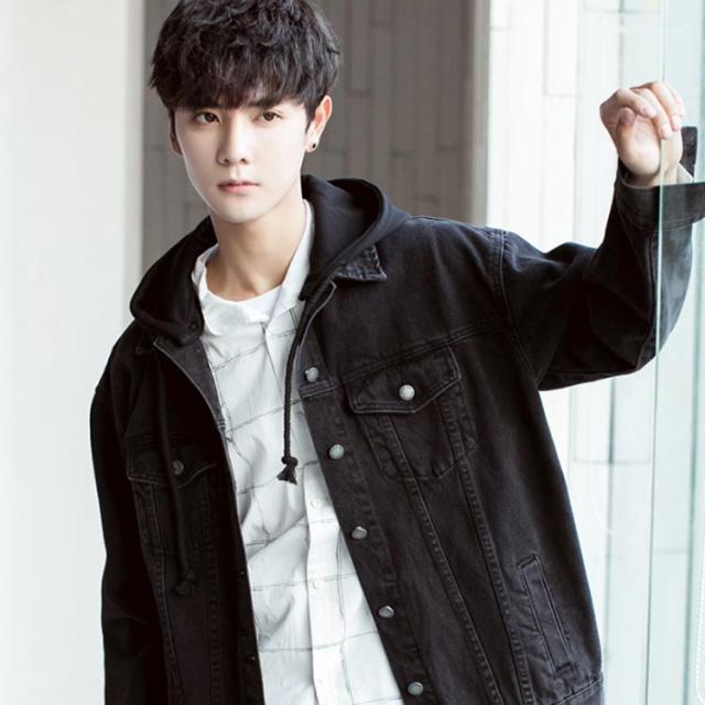 《送料無料》デニムジャケット フード付き メンズ パーカー アウター Gジャン ヒップホップ ストリート 原宿風 秋冬服 長袖 大きいサイズ カジュアル ファッション おしゃれ 新作