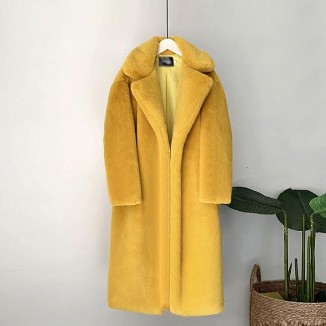 エコファー コート チェスターコート コート ファーコート ロング丈