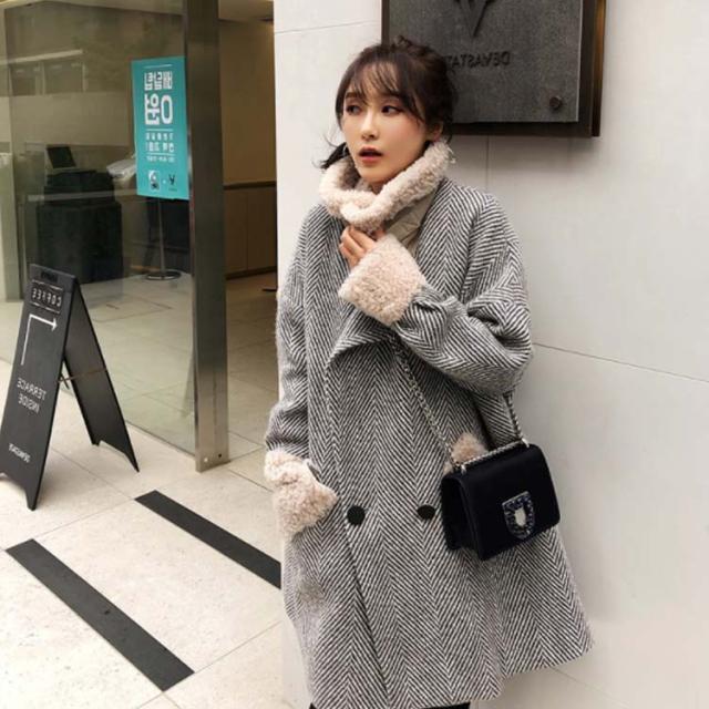 ロング丈 チェスターコート ボア襟 コート ロング コート メルトンコート チェスターコート レディース ミドル丈 メルトン 厚手 コート チェスター コート アウター ゆったり 秋冬 ロング丈 チェスターコート ボア襟 コート ロング コート メルトン