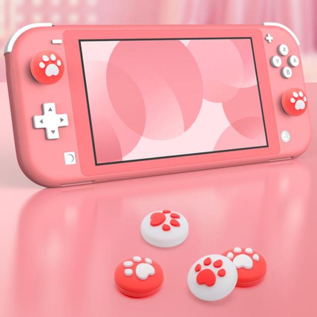 Switch/Switch Lite JOY-CON 猫の爪 スティック カバー 4個