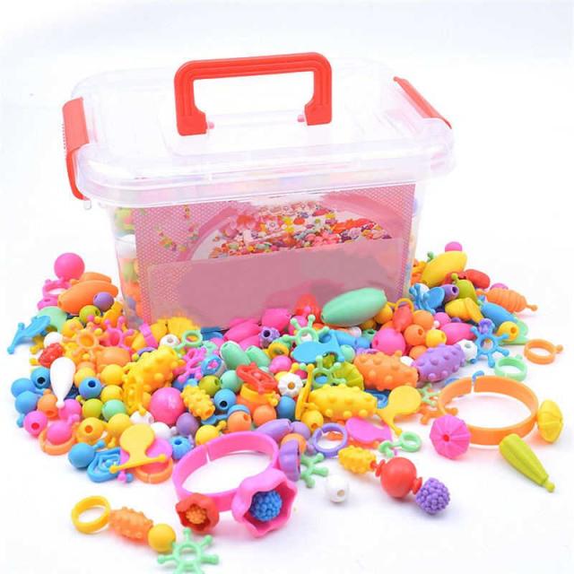300個入りセット ビーズ ビーズアクセサリー おもちゃ キッズ