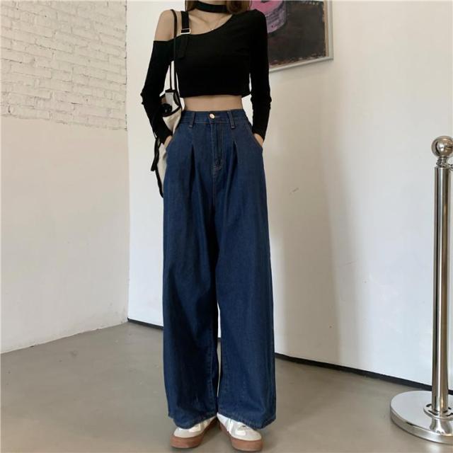 レディース デニム ワイドパンツ ワイドなシルエット美脚 脚長 大きいサイズ 小さなサイズ ワイドデニム ボトムス 春夏秋冬 ロングパンツの通販はau Pay マーケット Lady Smile