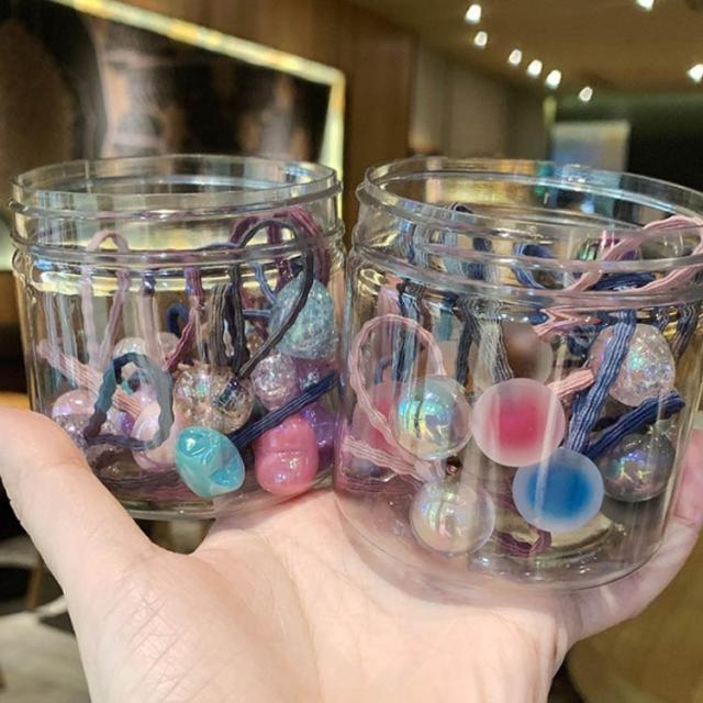 スター ウサギ クマさん ヘアゴム 可愛い カラフル 20本セット