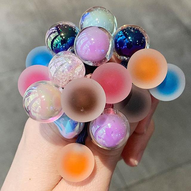 スター ウサギ クマさん ヘアゴム 可愛い カラフル 20本セット