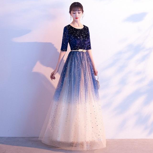 パーティ イブニングドレス グラデーション 2color 韓国 r3-106 missswteet1122_ckwlf723