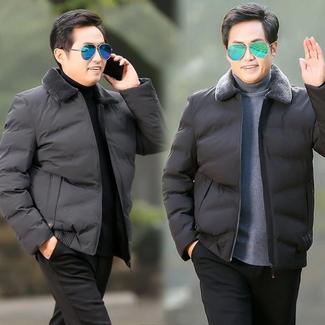 冬物 中綿コート 中棉ジャケット 冬アウター コート 老人用 贈り物 クリスマス メンズコート 保温 防風 防寒の通販は