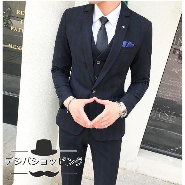 3色入 ジャケット+パンツ ２点セット 入学式 卒業式 スーツ 発表会 通勤 オフィス 着痩せ 韓国風 結婚式 面接 ビジネス 紳士 宴会 お洒落 かっこいい フォーマル 3色入 ジャケット+パンツ 2点セット 入学式 卒業式 スーツ 発表会