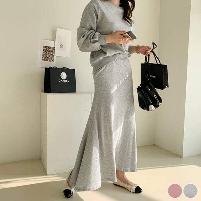 セットアップ レディース スエット 上下セット ロングスカート