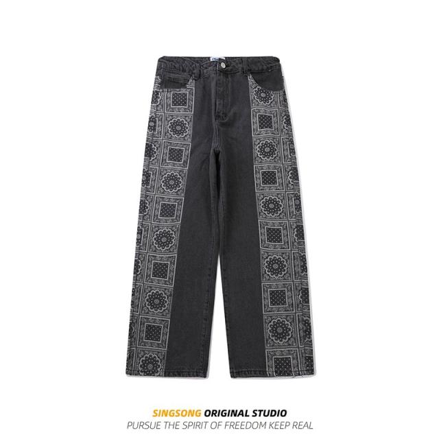 デニムパンツ カジュアルパンツ パンツ メンズ ジョガーパンツ ツイル ズボン スラックス チノパン ワークパンツ ペインターパンツ ワイドパンツ バギーパンツの通販は 4,878円