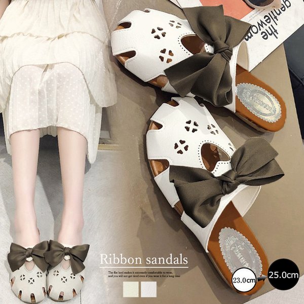 サンダル レディース ミュール フラット サンダル 歩きやすい 夏 ぺたんこ スリッパ 履きやすい ルームシューズ 痛くないの通販は