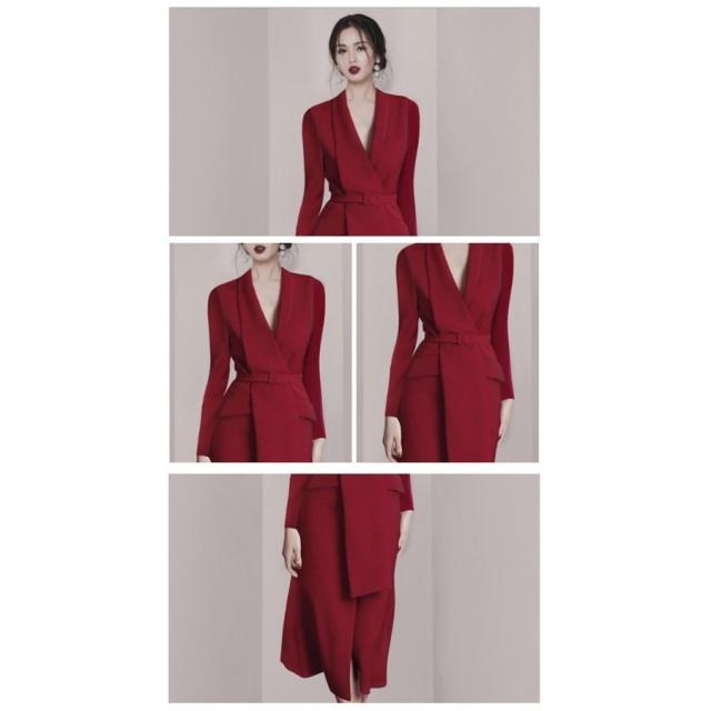 vネック レディース チェック柄 ブレザーワンピース ドレス プリーツスカート ベルト vネック レディース チェック柄 ブレザーワンピース ドレス プリーツ